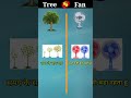 Tree Vs Fan 😱 #shorts