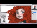 Merida from Brave SPEED PAINT w-commentary