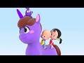 Baby balloons | Magic Play-Doh Ponies! | Cleo & Cuquin | Learning for Toddlers