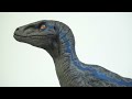 Sculpting VELOCIRAPTOR [ Blue ] | Jurassic World Dominion