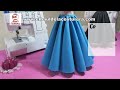 How to cut and make a double circular skirt?