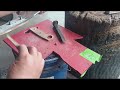 Making a Sharper Bowie Knife From Toyota Tacoma Leaf Spring