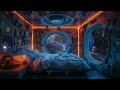 Space Travel in Future Spaceship | Cozy Bedroom for Deep Sleep | Dream Well & Relaxing Space Sound