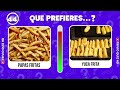 Que PREFIERES 🤔 🧠? DESICIONES Difíciles | Would You Rather Hardest Choices Ever | FOOD Edition 😱