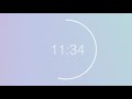 25 minute timer - Pomodoro Technique - 4 x 25 min - Study Timer / Pastel Color Wheel