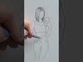 How to draw a girl ✏️ #art #artwork #draw #drawing #girl #sketch #anime #cartoon #fashion
