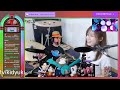 REACTION Nemophila - NiziU (Make You Happy) Drum Cover Twitch Compilation