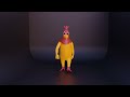 3D model Chicken walking