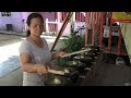 Playing Rungus Gongs in Sabah
