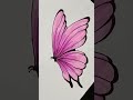 Beautiful Butterfly drawing l How to draw Butterfly l  Easy butterfly drawing #artlovers