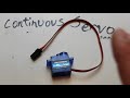 How A Continuous Rotation Servo Works