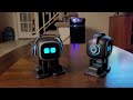 Petting EMO Robot. Super Cute. #EMOrobot #AI Desktop Pet