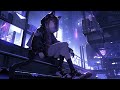 A cold night in the Future // Futuristic Nighttime Playlist with rain