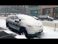 ⁴ᴷ New York City Winter Snowstorm Walk | Biggest Snowstorm of the Season | Blizzard in New York City