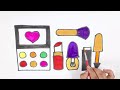 How to draw makeup kit for girls 👧 #drawing #makeup #kidsdrawing