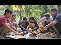 Mắm Chưng Hột Vịt Chấm Rau Vườn Ăn Món Này Chắc Hết Nồi Cơm | BQCM & Family T596