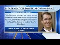 Statement on 6-Week Abortion Ban