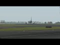 Garuda Indonesia 77W Landing RJAA (outside view)