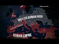 Greater German Reich Vs Roman Empire (Holy Romanized) -  Hoi4 Timelapse