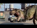 T-Rex ATTACKS City - Jurassic World Evolution 2 [4K]