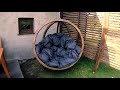 🔨DIY Wooden Outdoor Swing Chair / Wiszący fotel ogrodowy