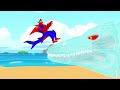 Rescue SPIDER GODZILLA & KONG From GIANT PYTHON - RADIATION : Who Will Win?| Godzilla Cartoon