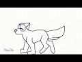 Wolf animation