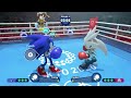 Mario & Sonic At The Olympic Games Tokyo 2020 Boxing : Blaze Metal Sonic Shadow & Sonic Gameplay