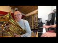 When He Cometh - Euphonium solo with Piano Accompaniment version, by Howard J Evans