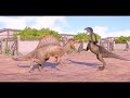 Therizinosaurus the Deathstar Kills All Carnivore Dinosaurs 🦖 Jurassic World Evolution 2 Animations