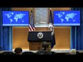 LIVE: U.S. State Department press briefing