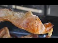 giant charcoal grilled chicken - thai street food