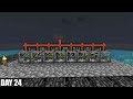 【マインクラフト】イカダの世界で100日間ハードコア生活をしたらヤバかった【100days】【Minecraft】