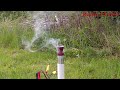 Model rocket motor test: KNSB with new nozzle