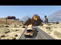 Irani Fighter Jets Attack on Israeli Military Weapons Convoy at Jerusalem - GTA 5