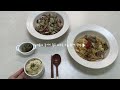 vlog ㅣ Welcoming winter with hot beef rice pot 🍜 pan-fried battered oysters, cheese pork cutlets,