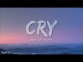 Benson Boone - Cry (Lyrics) [1HOUR]