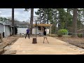 Part 1 How to build an outdoor wooden diy backyard basketball court