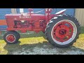 1941 Farmall H runs beautifully