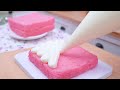 Miniature Colorful Rainbow KITKAT 💘 Miniature Chocolate Cake Decorating 🍰 Mini Sweet Recipes