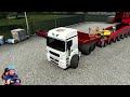 BOUGHT KAMAZ - FOR THE BIGGEST LOAD OF 400 TONS - EURO TRUCK SIMULATOR 2 + STEERING WHEEL