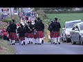 Benraw Pipe Band @ Aughlisnafin Accordion Band Parade 2024