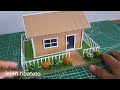 HOW TO MAKE A MINIATURE HOUSE FROM CARDBOARD #84 SIMPLE HOUSE