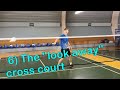 How To Return LOW SERVE in Badminton and TRICK SHOTS