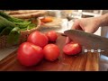 Japanese Couple Making Reserve Vegetables Using a Microwave Oven /How to Use a Luxe Silicon Steamer