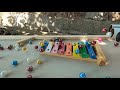 Massive Colorful Marble Run ♪ Xylophone Jumpings &Tunnels