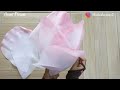 How to Make Giant Organza Flower , Giant Rosebud