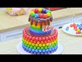 Tasty Rainbow Oreo Cake🌈1000+ Miniature Rainbow Cake Recipe🌞Best Of Rainbow Cake Ideas