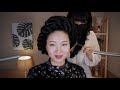 [ASMR] Korean Classical hair style🌺 | Brushing, touching, braiding the hair