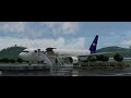 [XP12] Flightfactor 767F | Smooth Crosswind Landing in Penang | VATSIM